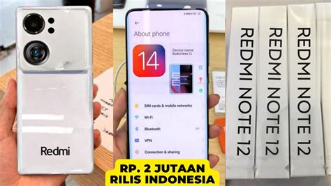 SPEK GAK NGOTAK HARGA CUMA 2 JUTAAN REDMI NOTE 12 RILIS INDONESIA