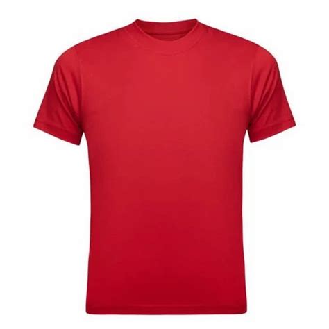 Plain Round Neck Poly Cotton T Shirt At Rs Piece In Hooghly Id