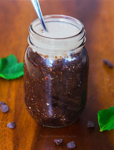 Thin Mint Cookie Overnight Oats Chocolate Covered Katie