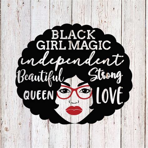 Black Girl Magic Svg Png Instant Download Etsy