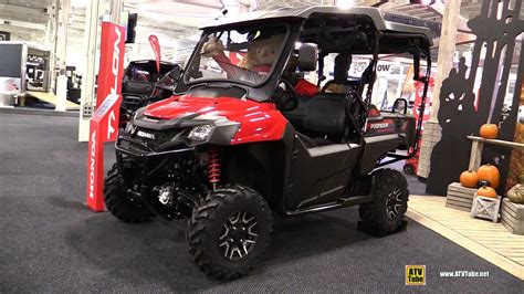 Honda Pioneer 700 4 2020 Side By Side Atv Walkaround Tour Youtube