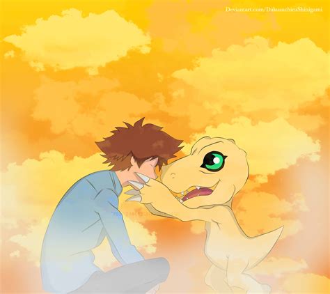 Digimon Taichi Yagami And Agumon By Dakusuchirushinigami On Deviantart