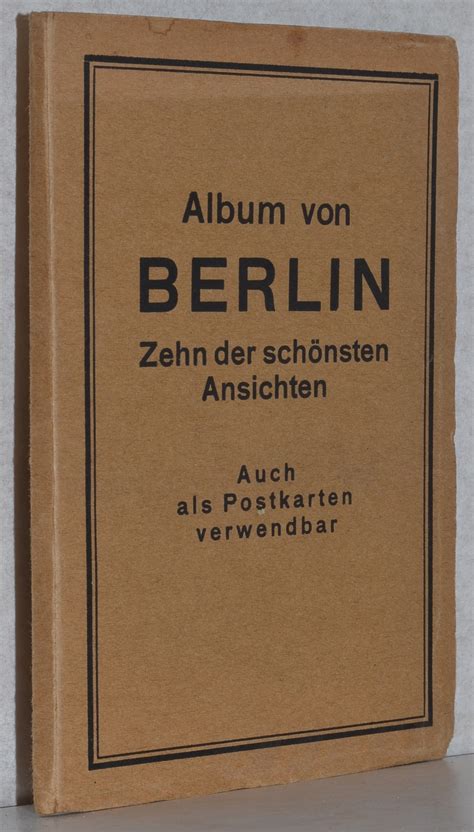 Album von Berlin Zehn der schönsten Ansichten Auch als Postkarten