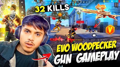 Kill With New Evo Woodpecker Lvl Solo Vs Squad Gameplay Kaal Yt