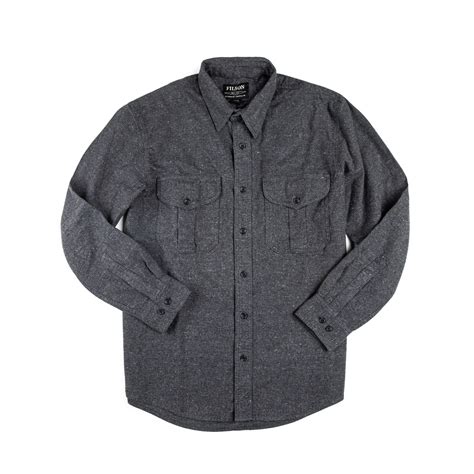 Filson Alaskan Guide Shirt in Dark Heather Grey