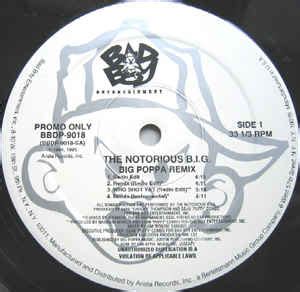 The Notorious B.I.G.* - Big Poppa (Remix) (1995, Vinyl) | Discogs