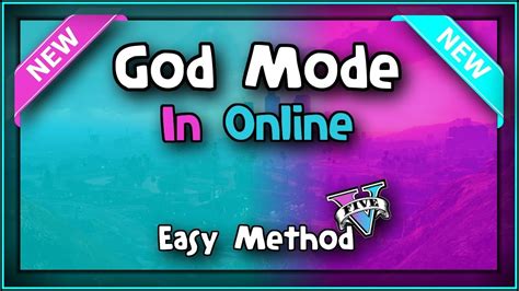 PATCHED GTA5 I NEW GOD MODE GLITCH GOD MODE ONLINE INVINCIBILITY