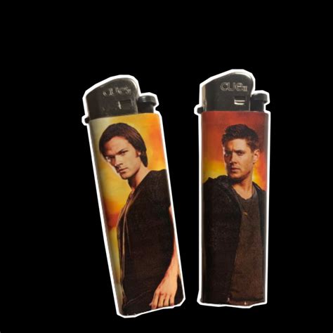 Supernatural Lighter Set Jensen Ackles Tv Show Super Fan Dean