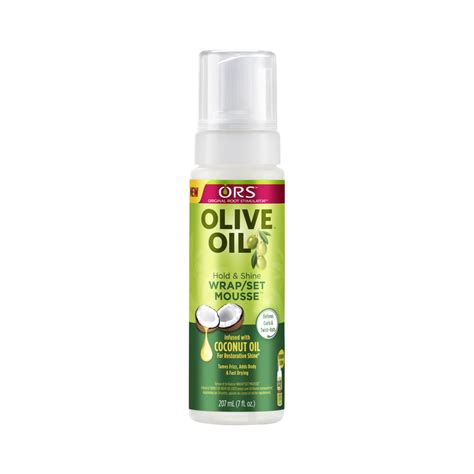 Organic Root Stimulator Olive Oil Wrap Set Mousse