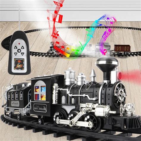 Remote Control with 3 Speeds | RC Train Set with Smoke, Sound and Light – OlmGida