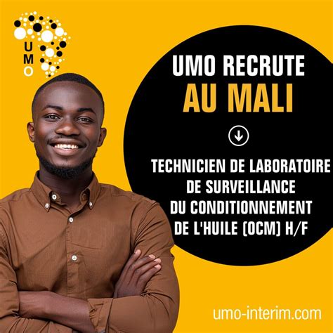 UMO INTERIM RECRUTE PLUSIEURS POSTES H F Y A Bara Offres D Emplois