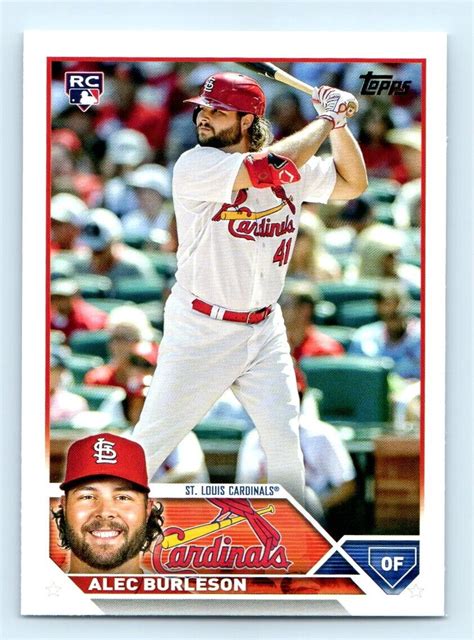 2023 Topps Series 2 Alec Burleson Rookie St Louis Cardinals 622 EBay