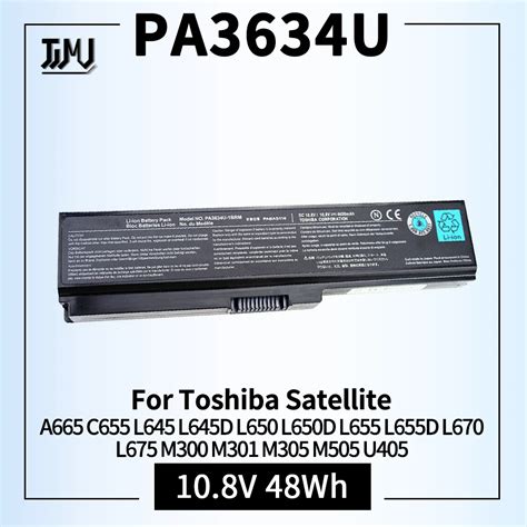 Pa U Bas Laptop Battery For Toshiba Satellite A C L L D