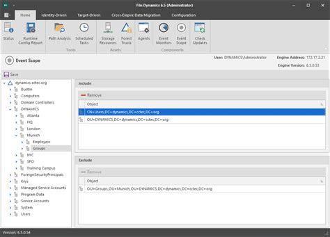 Configuring The Event Monitor Scope Micro Focus File Dynamics