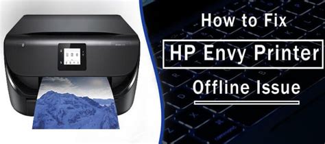 How To Fix Hp Envy Printer Offline Issue Fix It Printer Offline