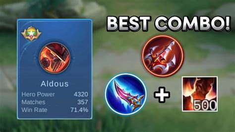 Aldous Best One Hit Combo Stack In Minutes Aldous