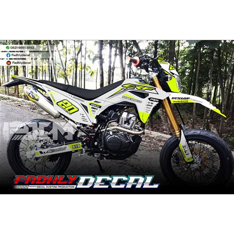 Jual Decal Crf L Full Body Fullbody Putih Hijau Stabilo Keren