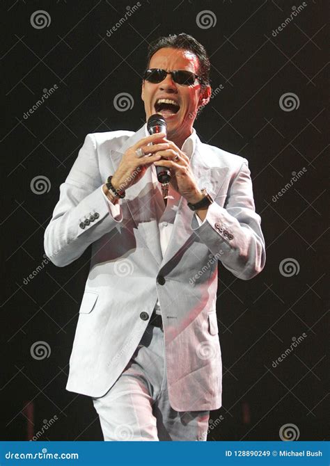 Marc Anthony Performs in Concert Editorial Stock Image - Image of latin ...