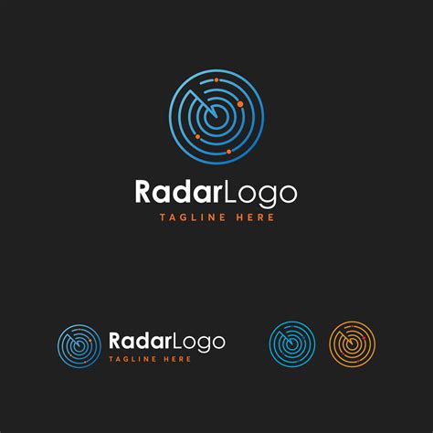 Radar Logo Designs Concept Vector Scanner Logo Template 2064471 Vector