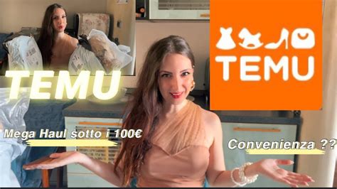 Temu Mega Haul Sotto I 100 Con Temu Haul Unboxing YouTube