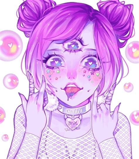 Aesthetic Anime Sticker Anime Aesthetic Animegirl Paste Pastel Goth Art Kawaii Art Cartoon Art