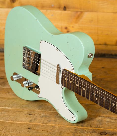 Fender Custom Shop 60s Tele Journeyman Relic Aged Surf Green Peach