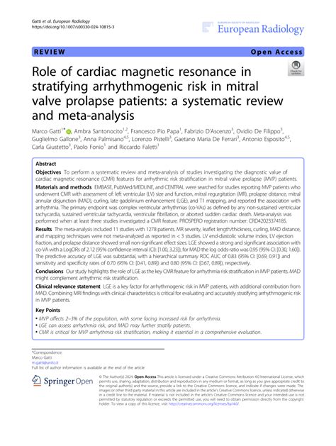 Pdf Role Of Cardiac Magnetic Resonance In Stratifying Arrhythmogenic