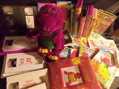 Large Lot of Barney Vhs Cd's Books and Barney Stuff | Etsy | Barney, Barney the dinosaurs ...