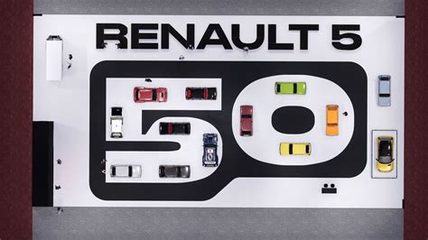 50 Geburtstag des Kultmodells Renault zeigt zwölf ikonische Renault