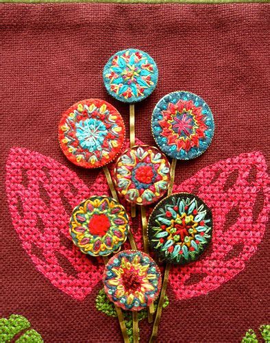 Felt Embroidery Textile Jewelry Fibres Textiles Handmade Jewellery