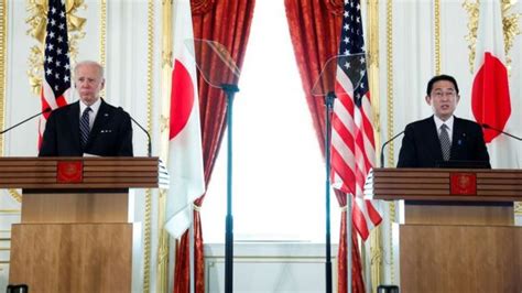 Biden Tell Japan Say E Ready To Use Force Defend Taiwan Bbc News Pidgin