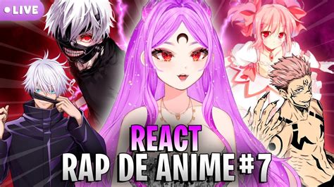 REAGINDO AOS ULTIMOS LANÇAMENTOS DE RAPS DE ANIME RAPS DO CHAT 7