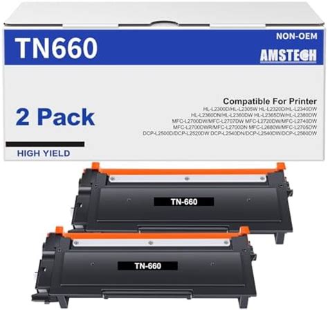 Amazon Tn Tn Tn High Yield Black Toner Cartridge Pack