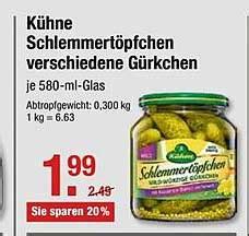 K Hne Schlemmert Pfchen Verschiedene G Rkchen Angebot Bei V Markt