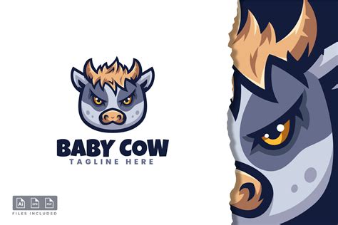 Baby Cow Logo Template | Branding & Logo Templates ~ Creative Market