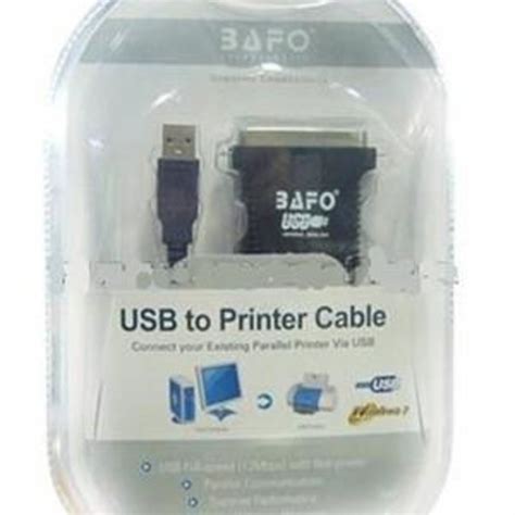 Jual Kabel Converter Usb To Paralel Printer Lpt Bafo Bf Original