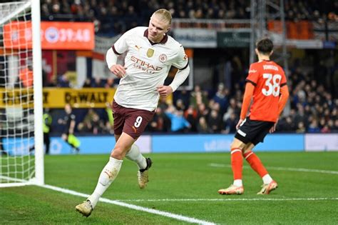 Vea El Cuarto Gol De Erling Haaland Hoy En Vivo En Luton Vs