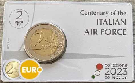 Euros Italie Arm E De L Air Italienne Bu Fdc Coincard