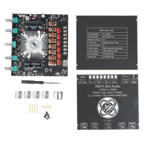 Xy S H Channel Tpa Bluetooth Power Amplifier Board High Bass