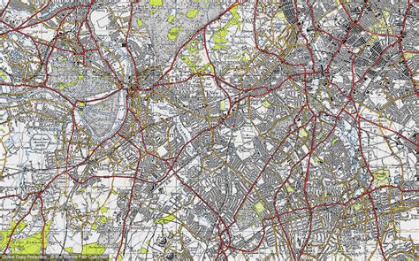 Historic Ordnance Survey Map of Motspur Park, 1945