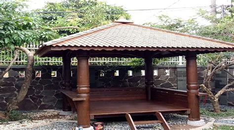 Harga Gazebo Kayu Ulin Jepara Rumahkayujepara Co Id