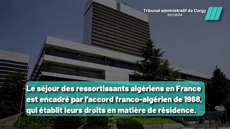 Le Droit des Ressortissants Algériens en France video Dailymotion