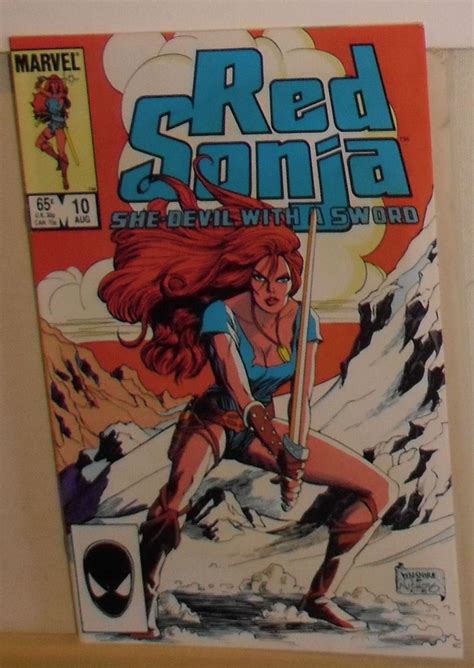 Red Sonja Volume 3 10 August 1985 Marvel Comics Bande Dessinée