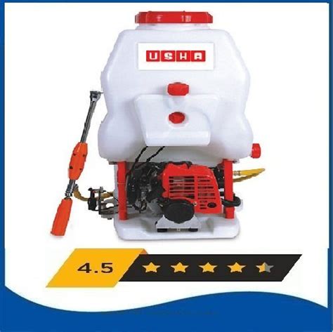 Liters Knapsack Usha Stroke Power Sprayers Semi Automatic At Best