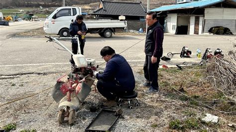 합천군 농기계 순회안전교육 시작