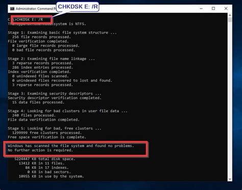 C Mo Ejecutar Chkdsk Windows S Mbolo Del Sistema De Windows