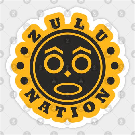 zulu nation records - Hip Hop - Sticker | TeePublic