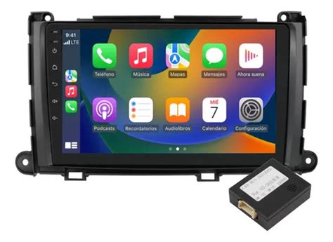 Estereo Android Toyota Sienna Limited Jbl Carplay Bt