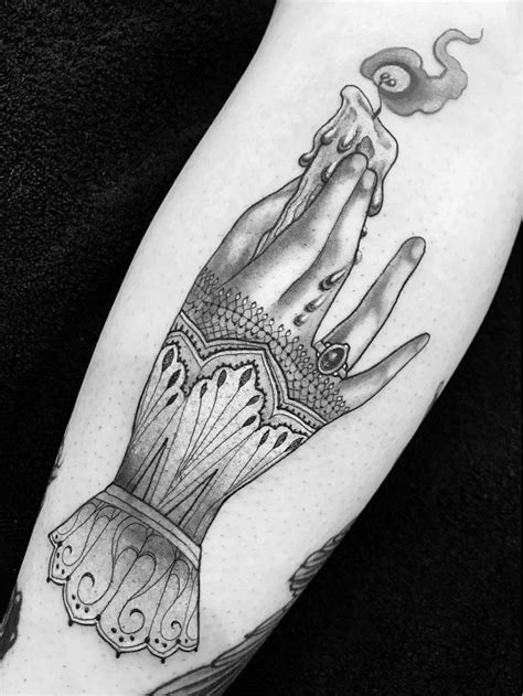 Victorian hand tattoo by Miss Juliet #MissJuliet #hand #victorian #lace ...