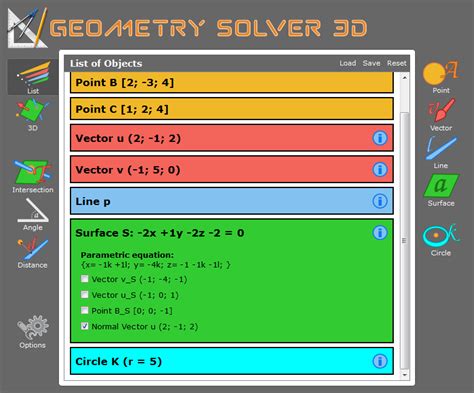 Geometry Solver 3D